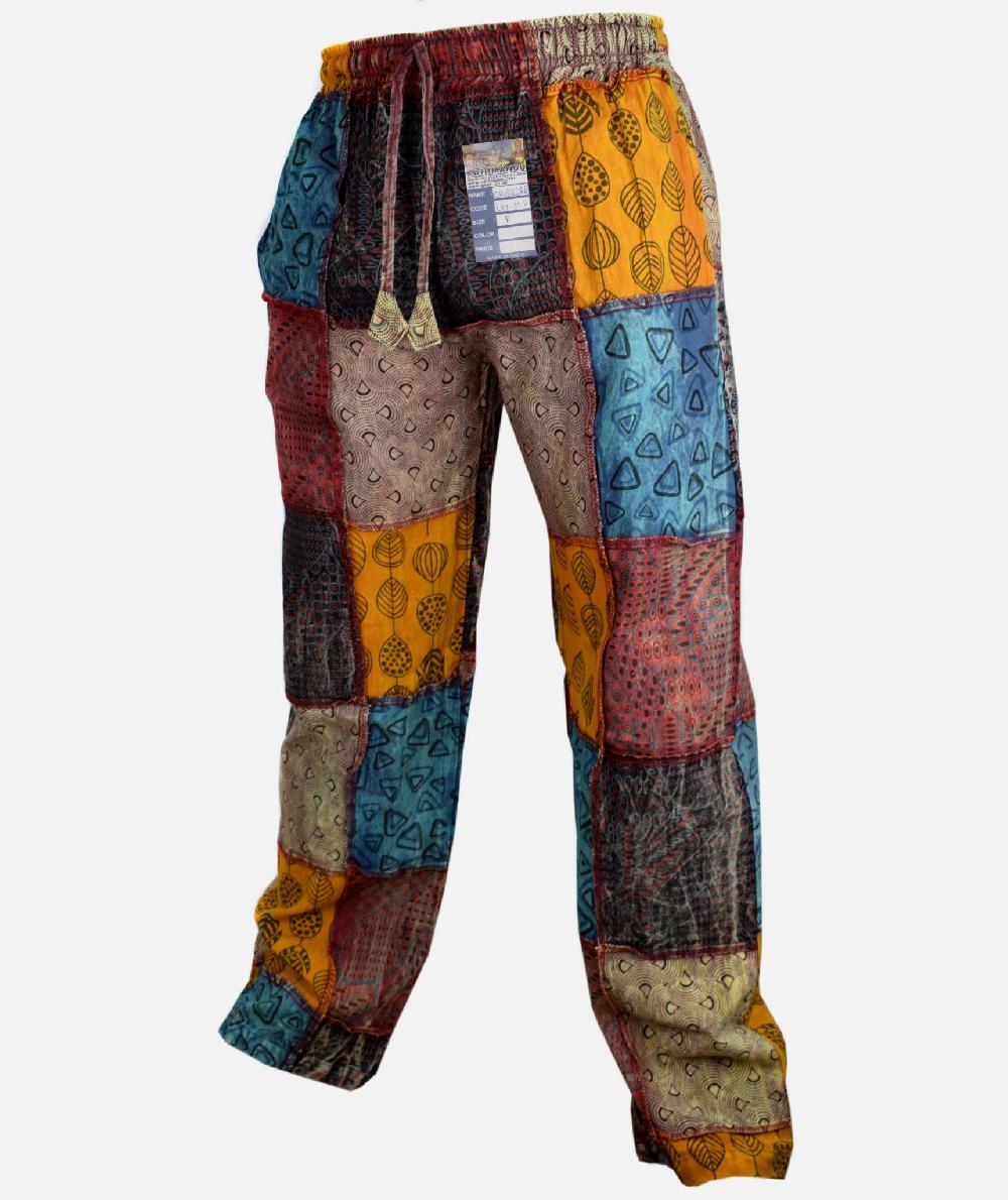Gheri Paisley Patch Straight Trousers