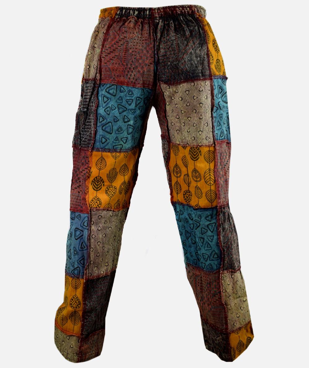 Gheri Paisley Patch Straight Trousers