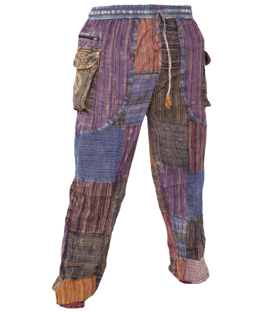 Gheri Peace Patch Gypsy Trouser Red Mix