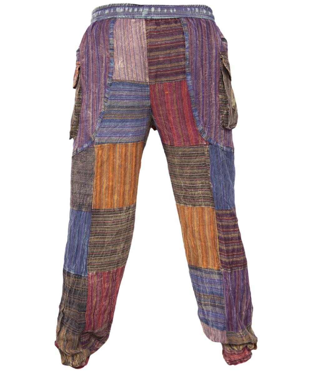 Gheri Peace Patch Gypsy Trouser Red Mix