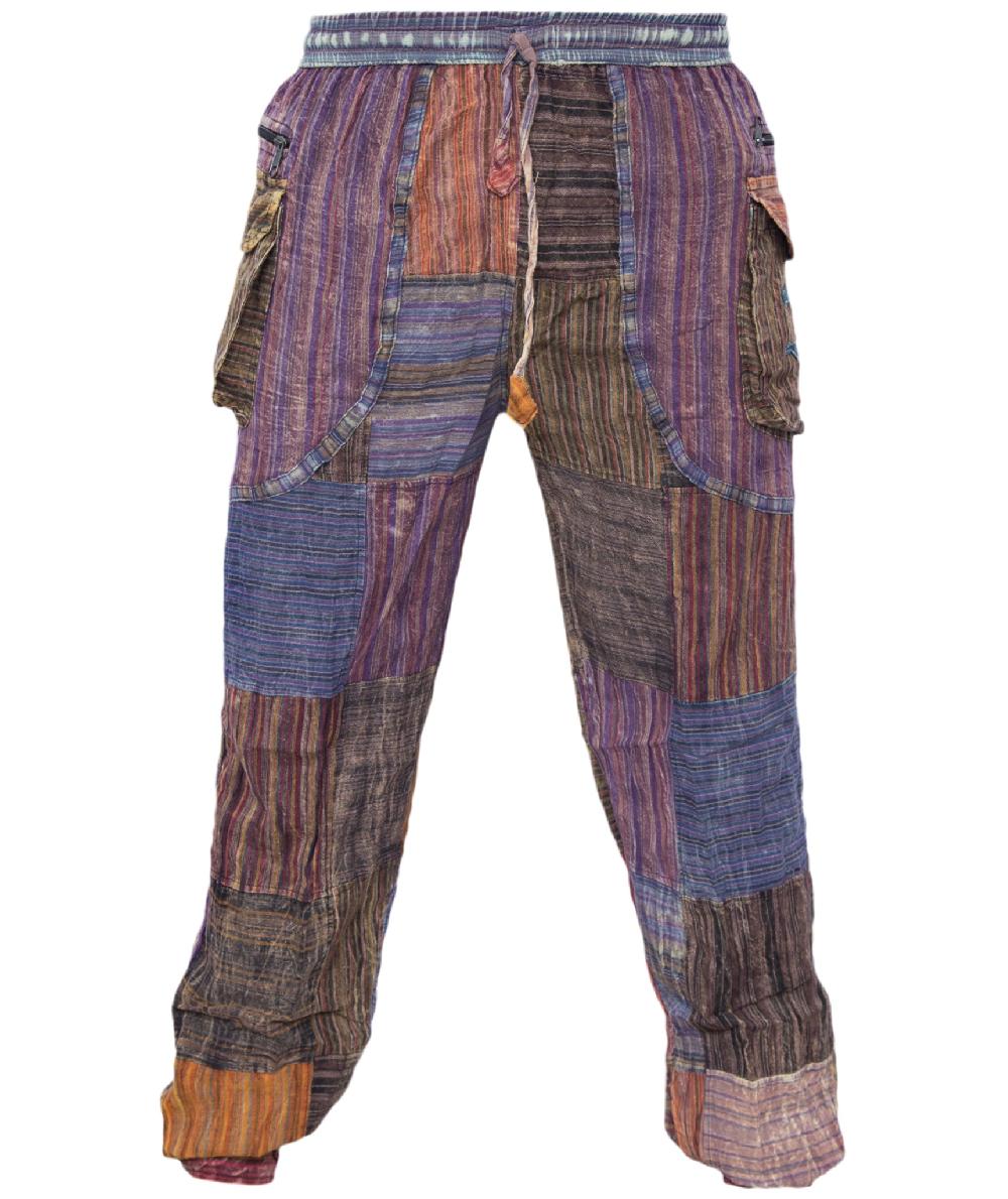 gheri Peace Patch Gypsy Trouser Red mix