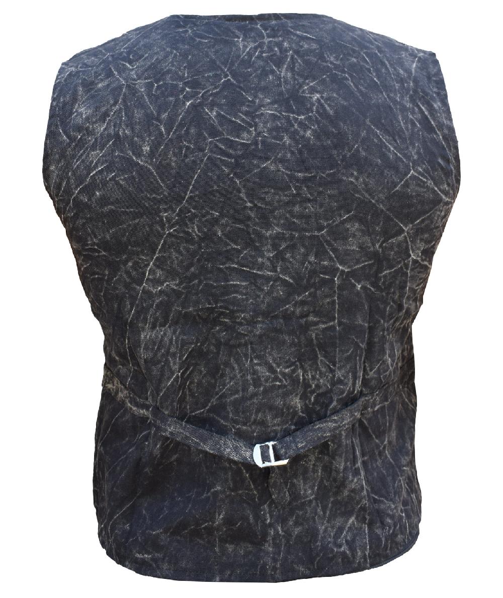 Gheri Psychedelic Print Cotton Waistcoat