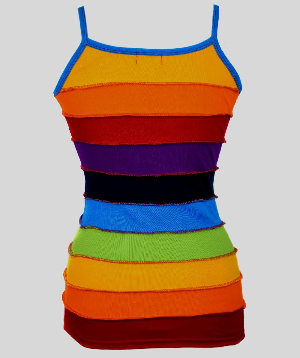 Gheri Rainbow Stripey Tank Top