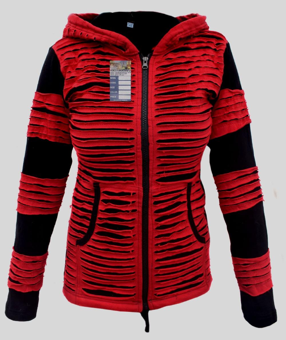 Gheri Razorcut Gothic Ribs Hoody Black