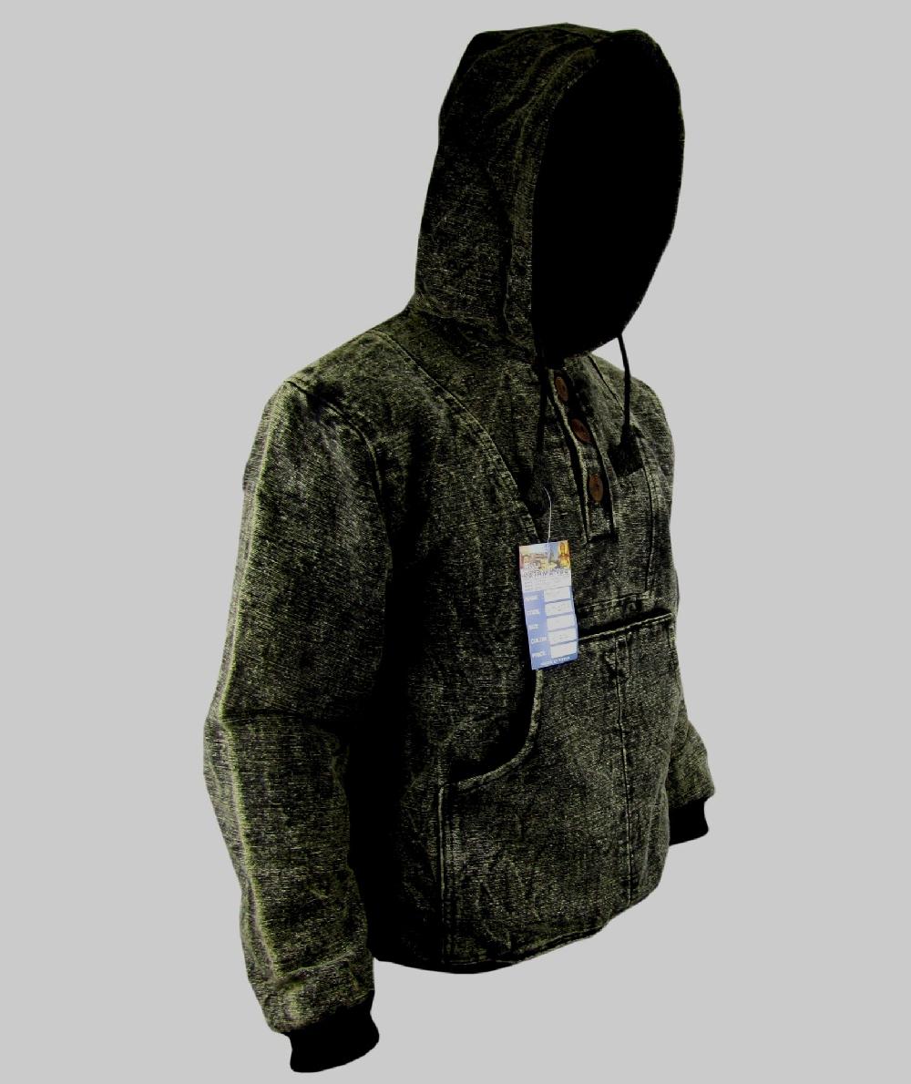 Gheri Rusty Stonewashed Doof Pullover Black