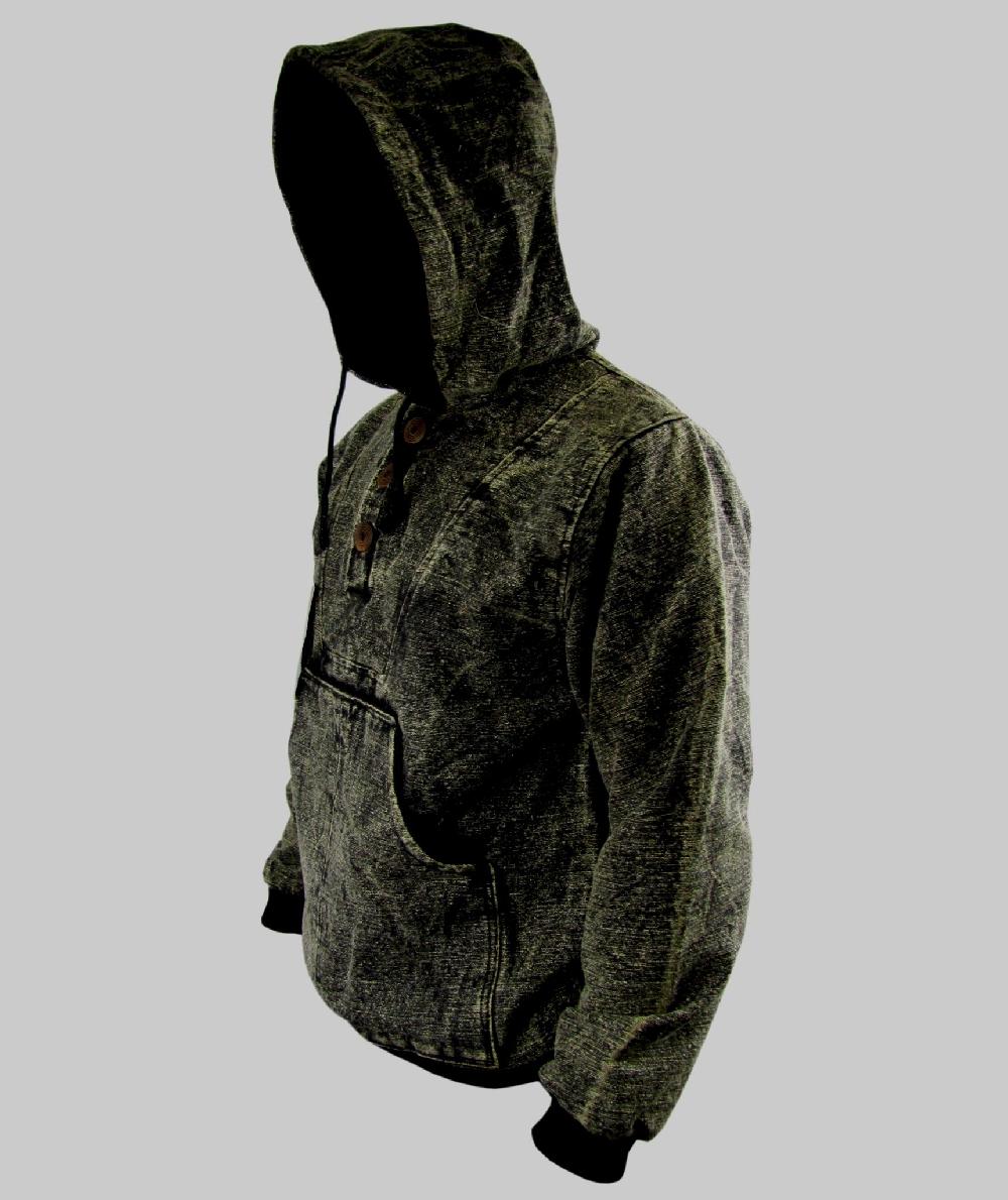 Gheri Rusty Stonewashed Doof Pullover Black