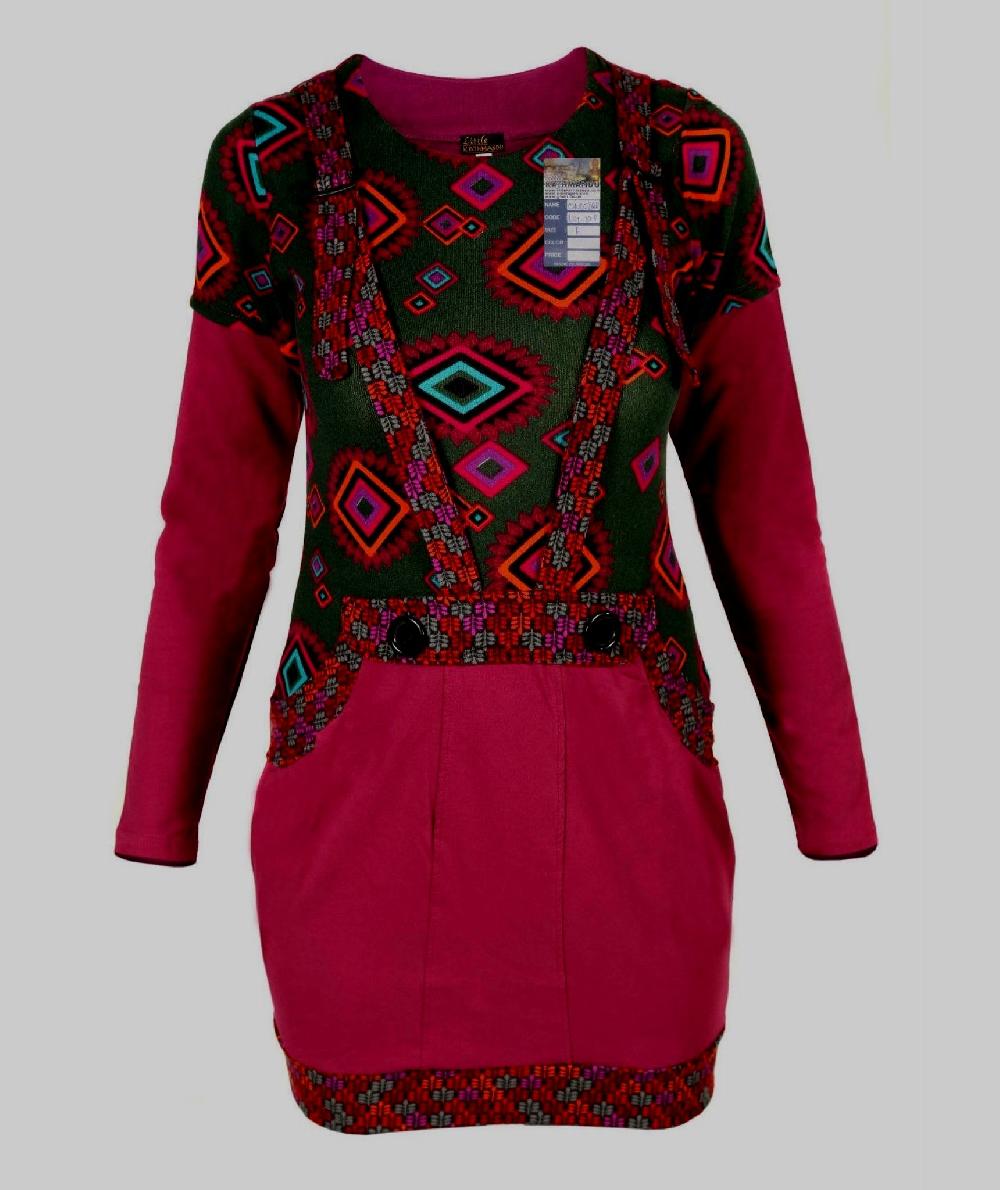 Gheri Suspender Green Dress