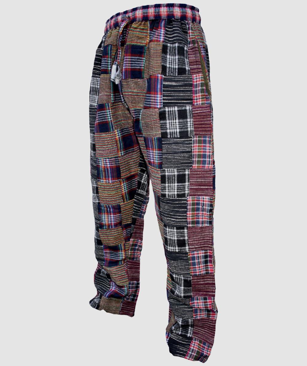 Gheri Thick Boho Patchwork Winter Trouser