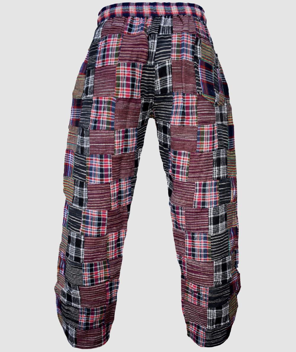 Gheri Thick Boho Patchwork Winter Trouser