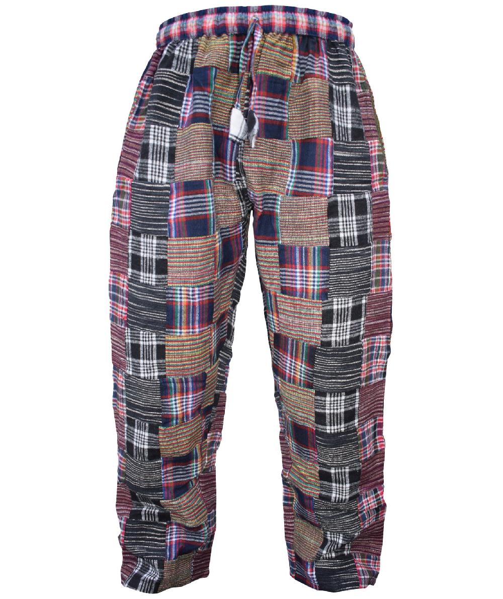 gheri Thick Boho Patchwork Winter Trouser
