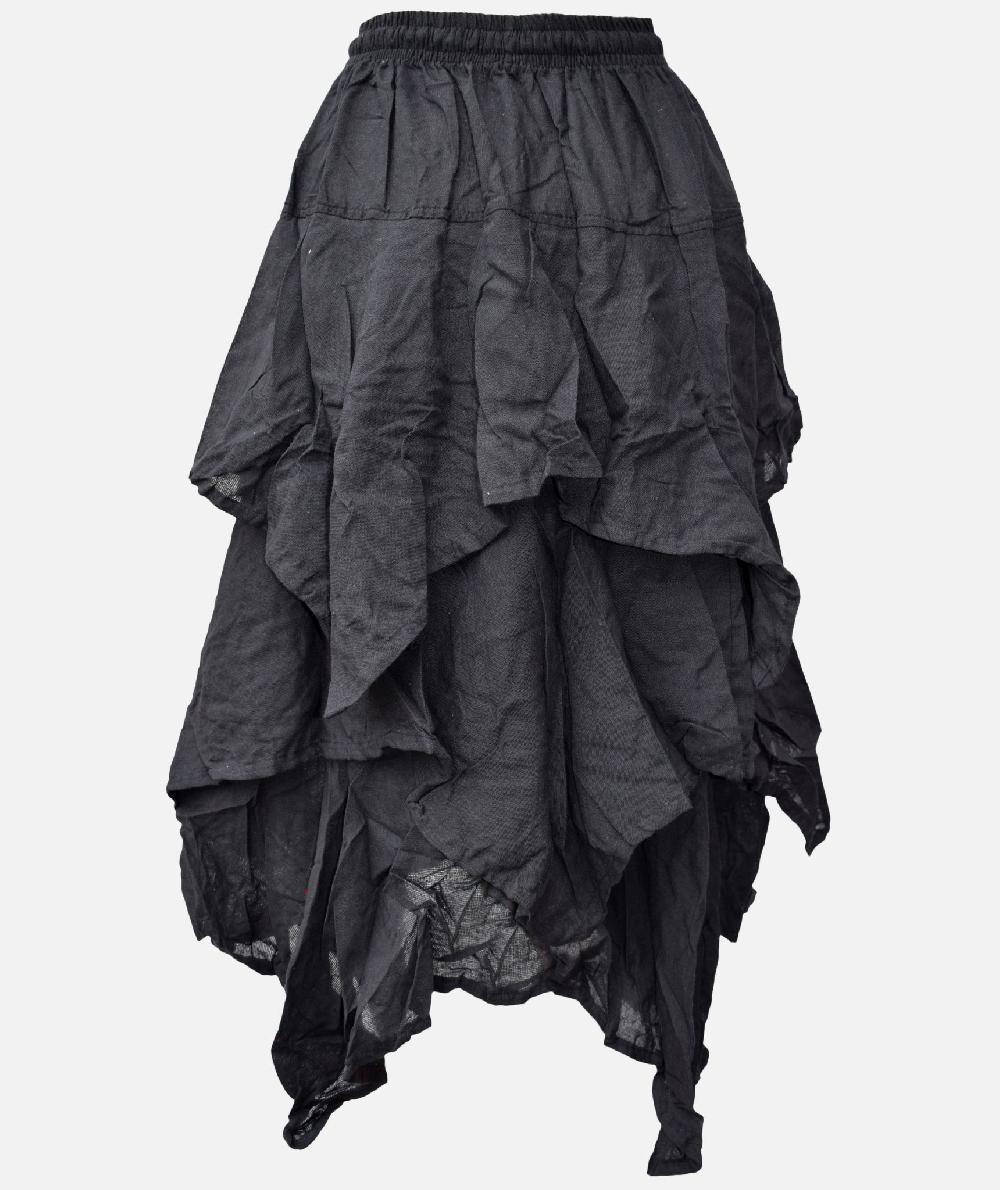 Gheri Three Layered Patchwork Skirt Patchwork