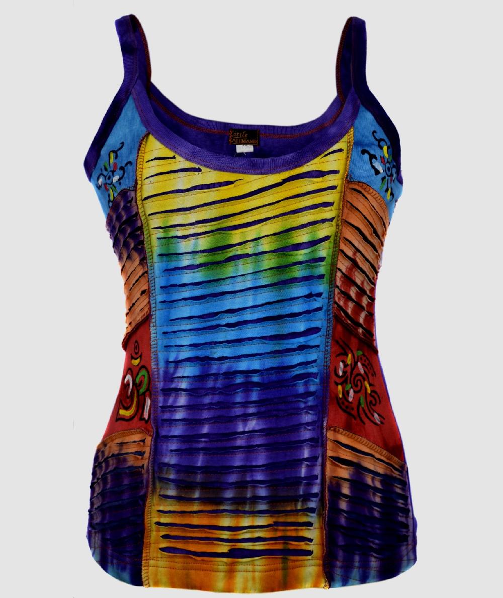 Gheri Tiedye Razorcut Tank Top