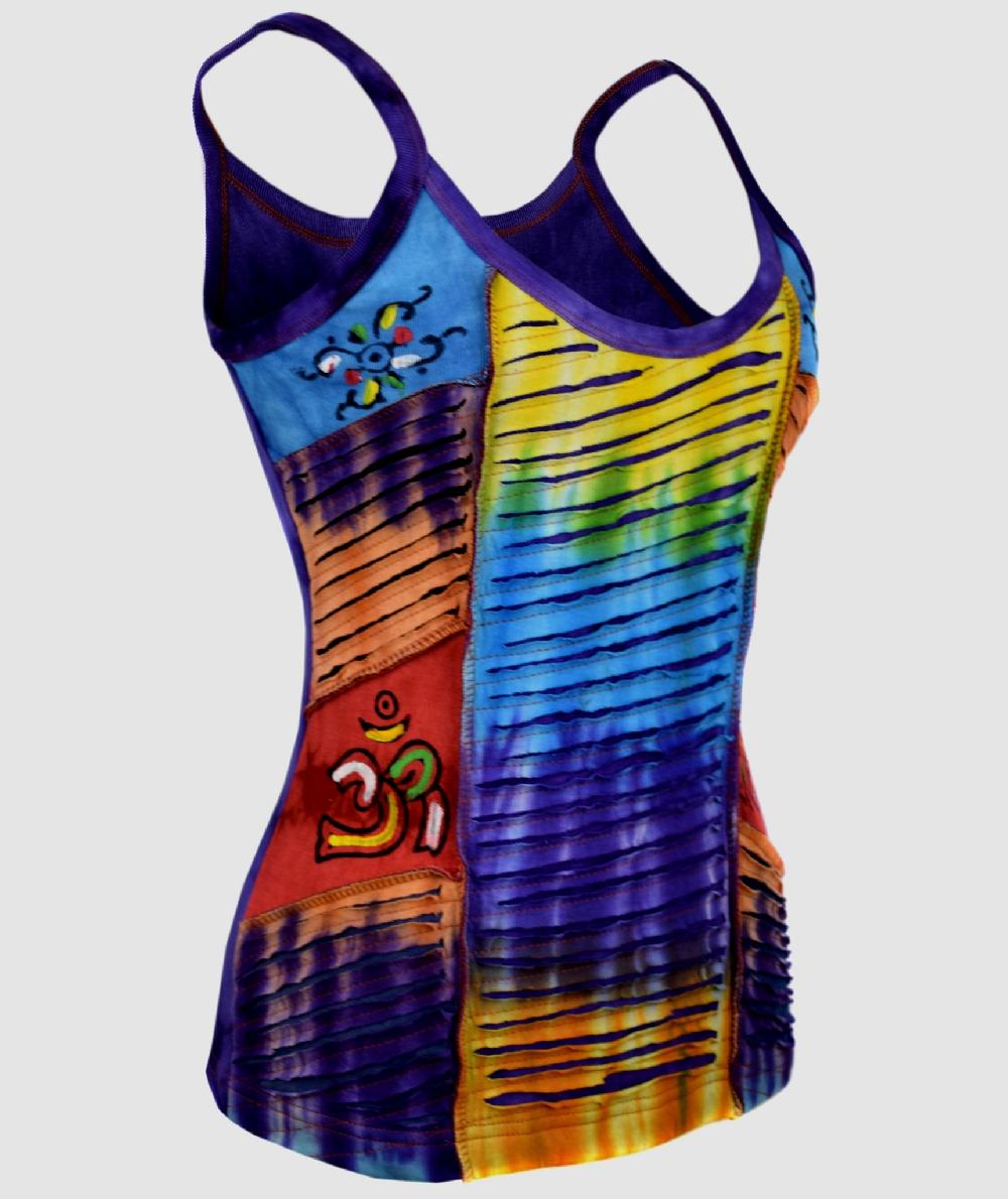 Gheri Tiedye Razorcut Tank Top