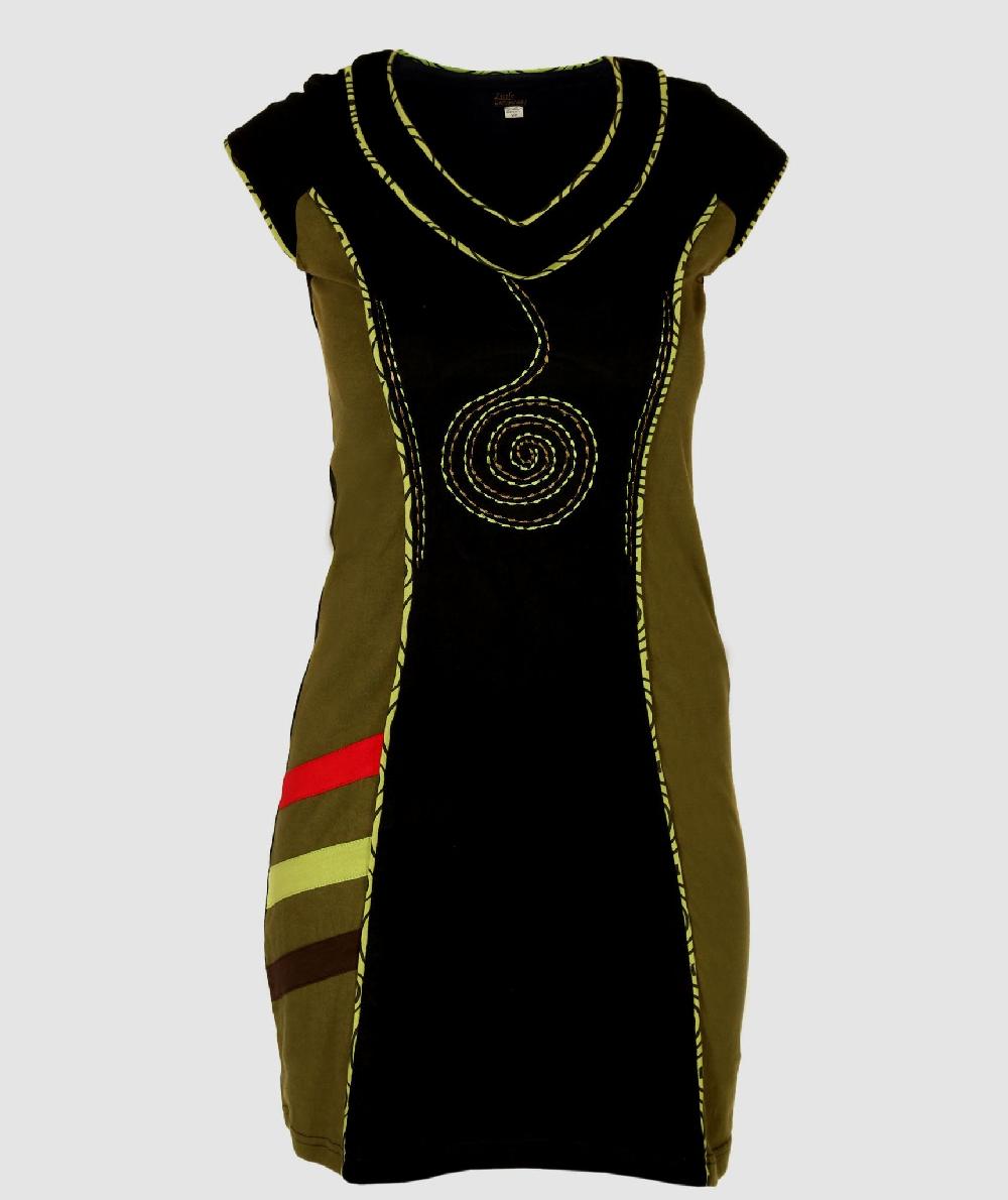 Gheri V Neck Inverted Chakra Dress