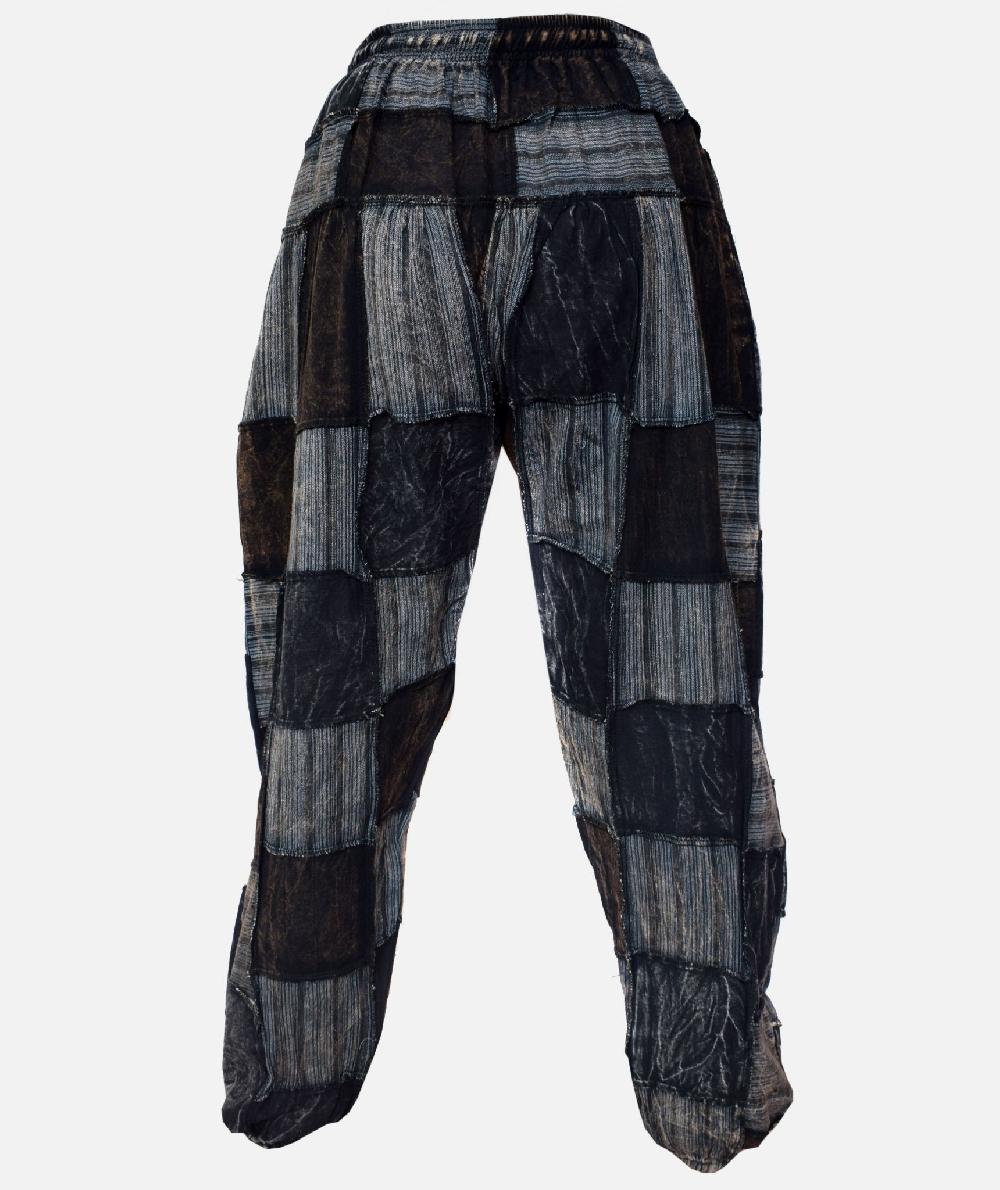 Gheri Patch Stonewashed Genie Pants Stonewashed Black