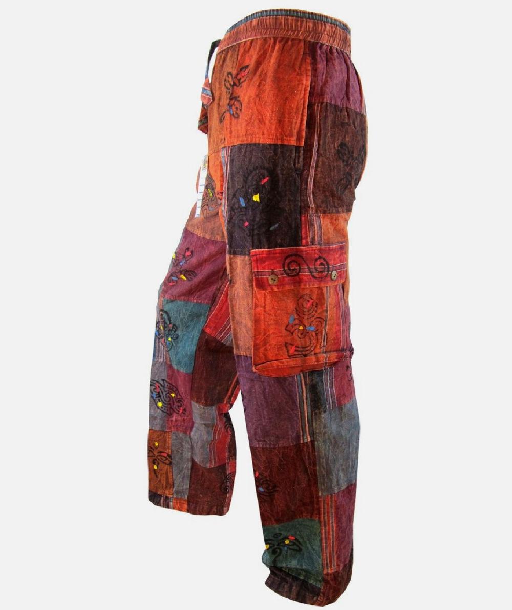 Gheri Shyama Patchwork Straight Trouser Thin Patchwork