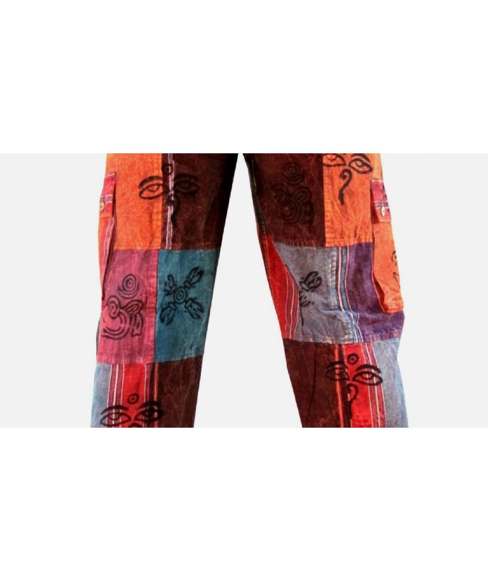 Gheri Shyama Patchwork Straight Trouser Thin Patchwork