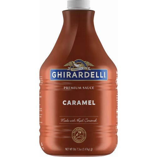 ghirardelli Caramel Sauce Pump Bottle Case (6 ct / 87.3 oz. ea) ghirardelli Caramel Sauce Pump Bottle Case (6 ct / 87.3 oz. ea)