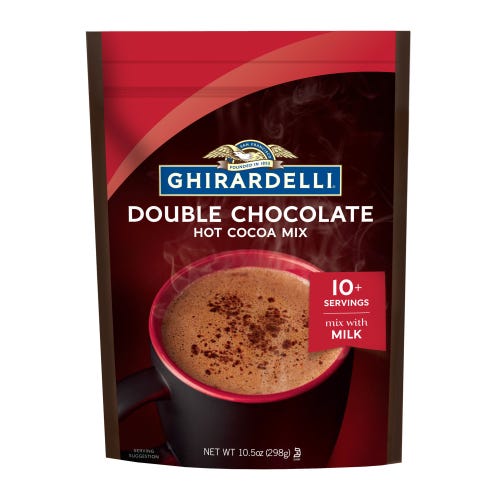 ghirardelli Double Chocolate Premium Hot Cocoa (Case of 6)