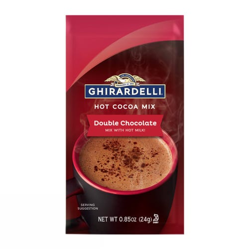 ghirardelli Double Chocolate Premium Hot Cocoa Case Pack (250 ct.)
