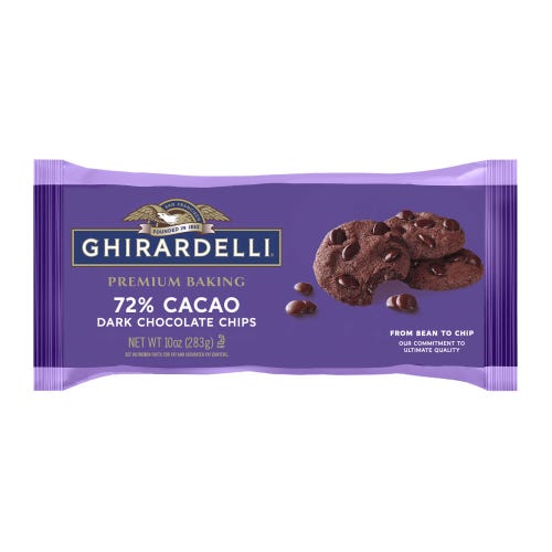 ghirardelli Ghirardelli 72% Cacao Dark Chocolate Premium Baking Chips (Case of 12 Bags)