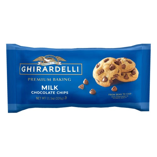 ghirardelli Milk Chocolate Chips (Case of 12 Bags) ghirardelli Milk Chocolate Chips (Case of 12 Bags)