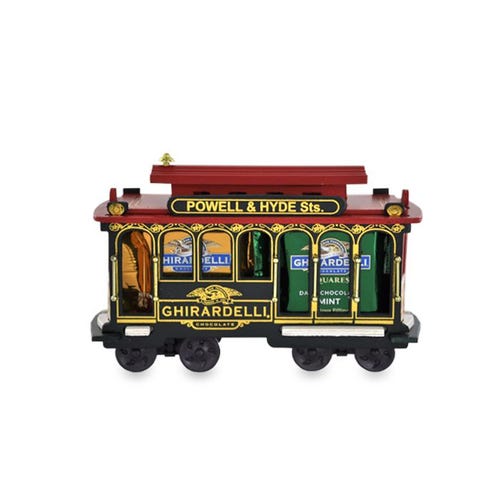 ghirardelli Wooden Ghirardelli Cable Car (14 pc)