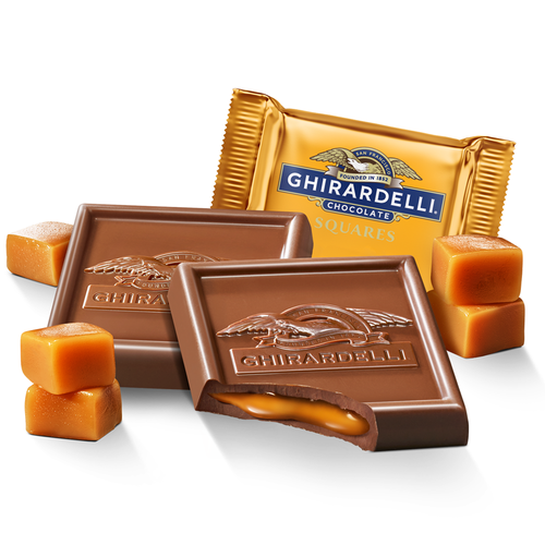 ghirardelli Milk Chocolate Caramel SQUARES Case Pack (430 ct)