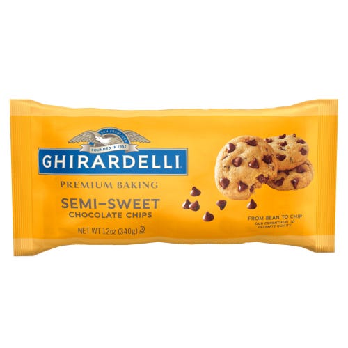 ghirardelli Semi-Sweet Chocolate Chips (Case of 12 Bags) ghirardelli Semi-Sweet Chocolate Chips (Case of 12 Bags)