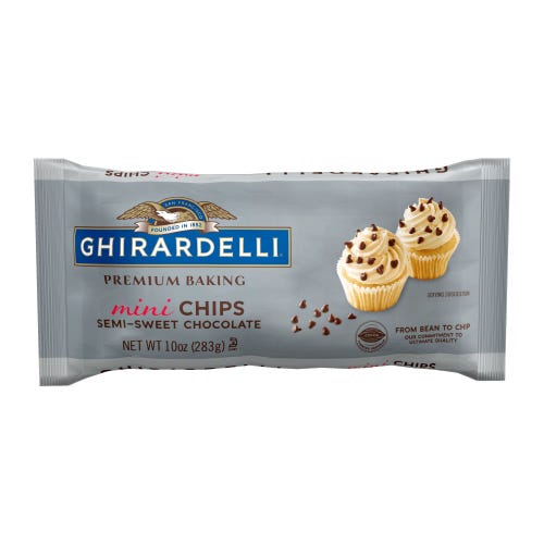 ghirardelli Semi-Sweet Chocolate Mini Baking Chips (Case of 12 Bags) ghirardelli Semi-Sweet Chocolate Mini Baking Chips (Case of 12 Bags)