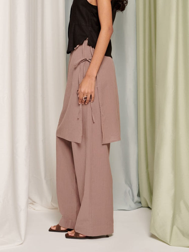 Ghospell Adia Trousers Chestnust Brown