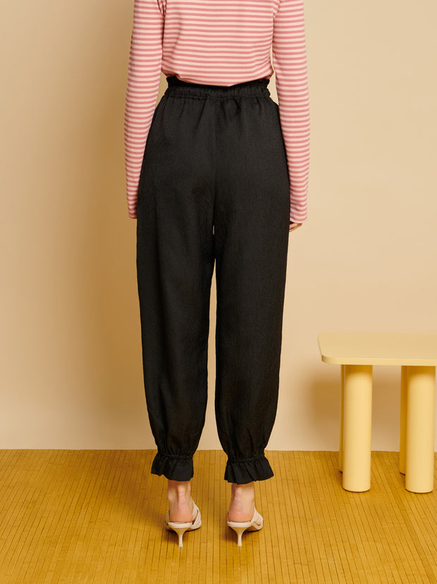 Ghospell Agnes Relaxed Trousers Coal Black
