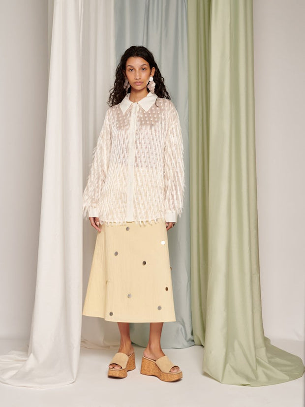 Ghospell Anouk Shirt Ivory Cream