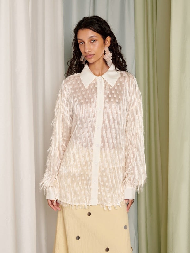 ghospell Anouk Shirt Ivory Cream