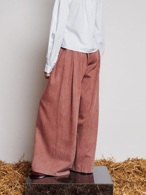 Ghospell Britt Denim Jeans Washed Brown