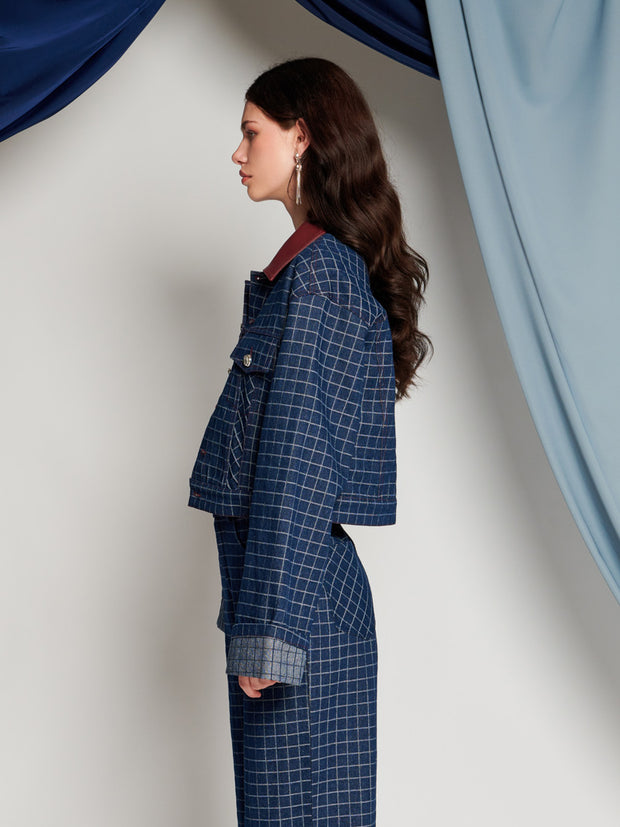 Ghospell Campbell Denim Jacket Denim Blue