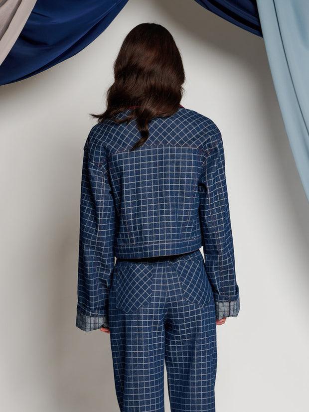 Ghospell Campbell Denim Jacket Denim Blue