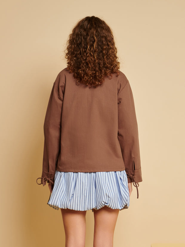 Ghospell Carin Tie Jacket Marron Glace