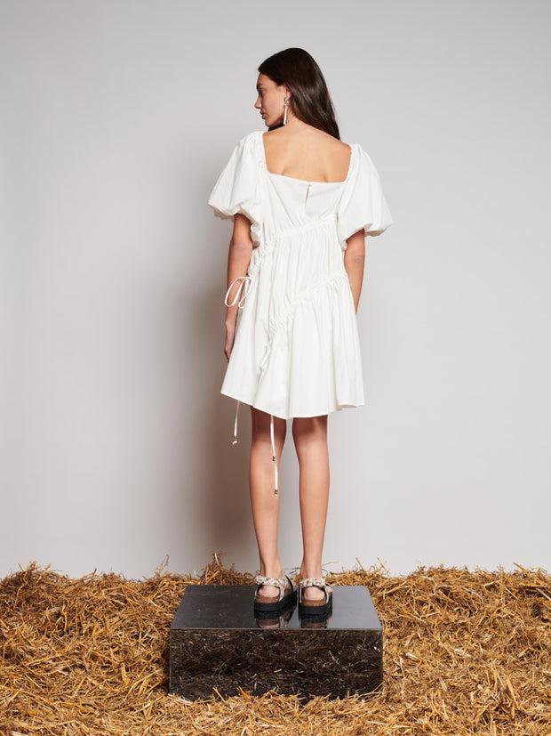 Ghospell Dinah Mini Dress White