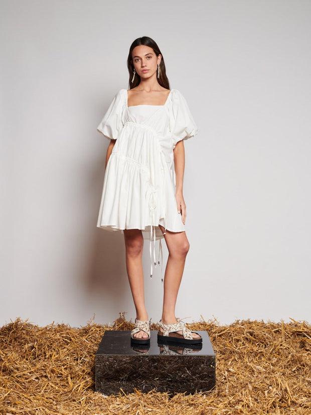 Ghospell Dinah Mini Dress White