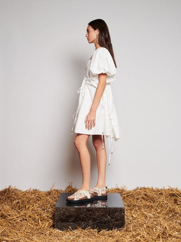 Ghospell Dinah Mini Dress White