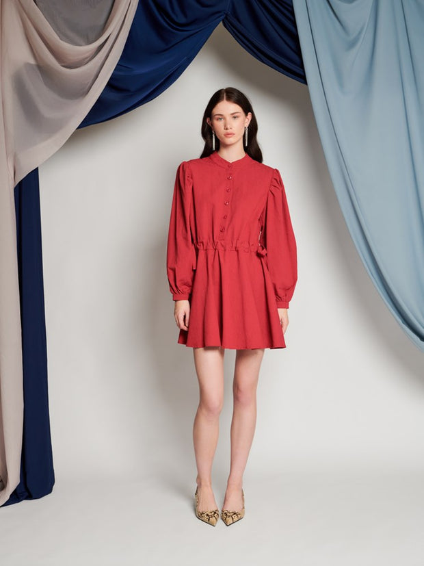Ghospell Dougie Mini Dress Carmin Red