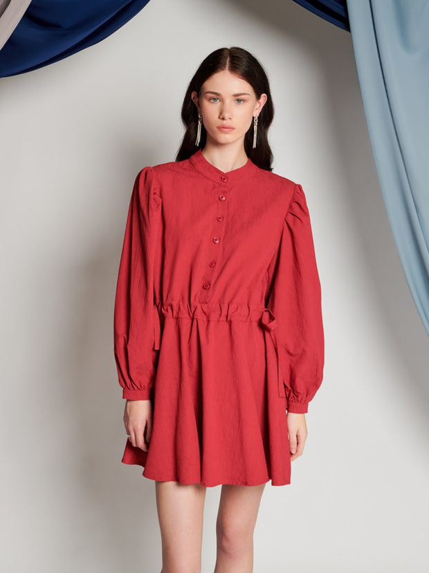 ghospell Dougie Mini Dress Carmin Red