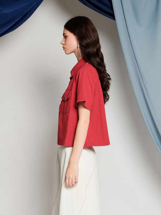 Ghospell Dougie Shirt Carmin Red