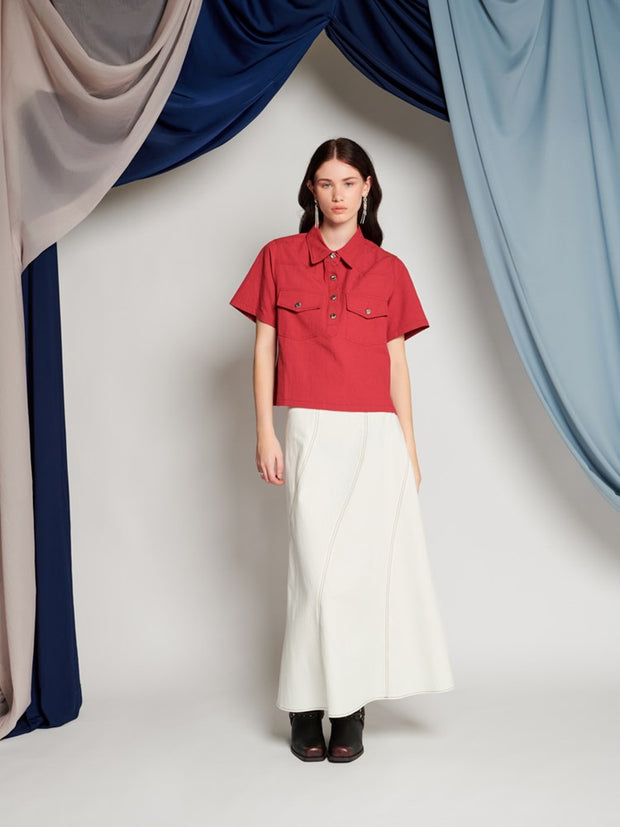 Ghospell Dougie Shirt Carmin Red