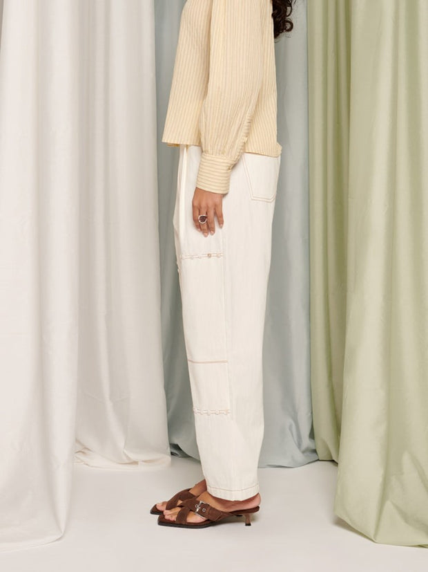 Ghospell Leda Jeans Pearl Ivory