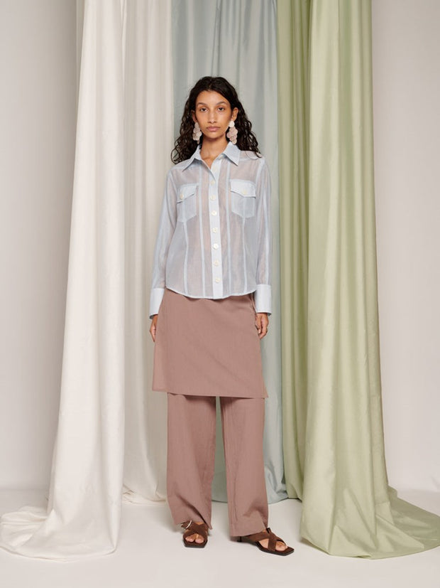 Ghospell Runa Blouse Baby Blue