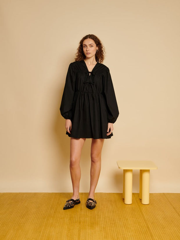 Ghospell Sanna Mini Dress Coal Black