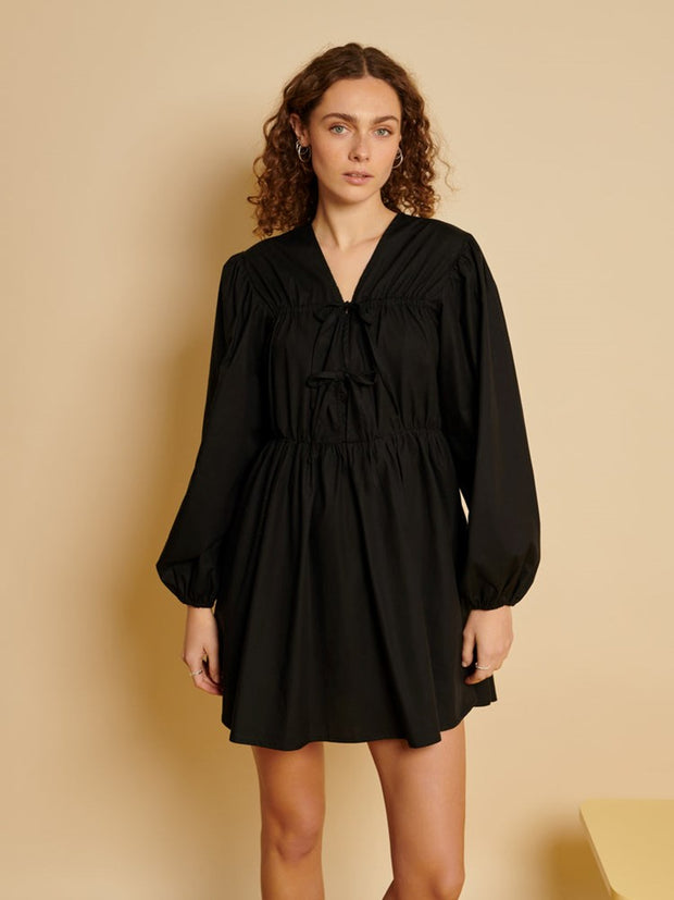 ghospell Sanna Mini Dress Coal Black