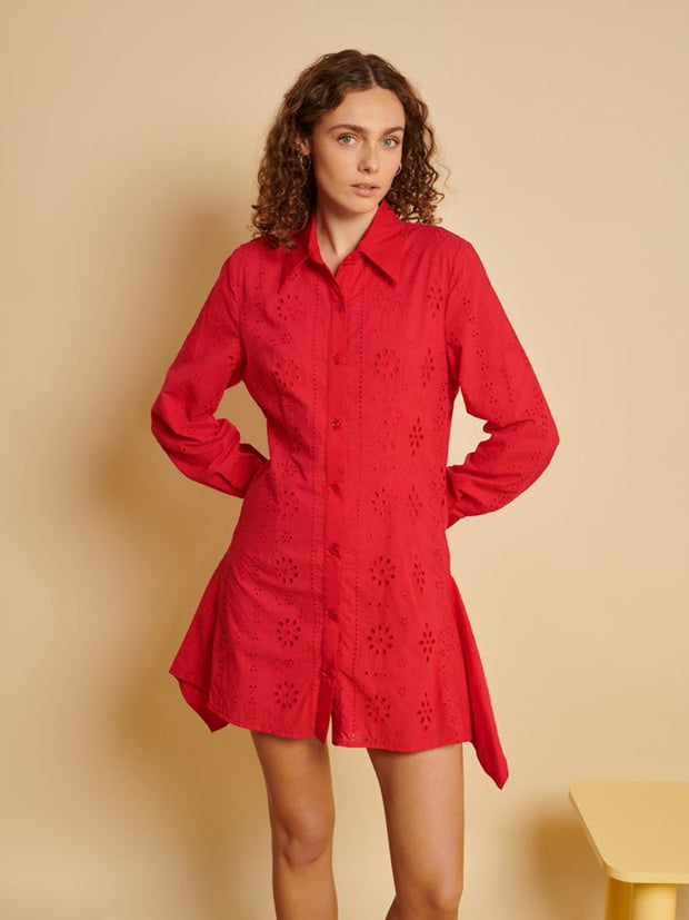 ghospell Sassa Mini Dress Carmin Red